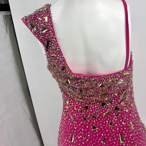 Vintage Gorgeous Formal Event Maxi Gown Pink 0 - Picture 3 of 14